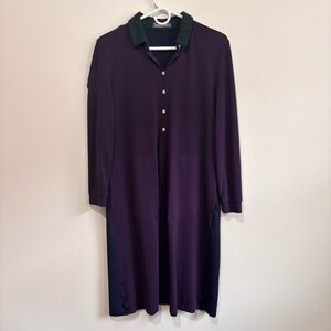 Alembika 2(US 8-10) Womens Colorblock Lagenlook Shift Dress EUC Teacher Academia